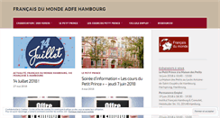 Desktop Screenshot of francais-du-monde-hambourg.com